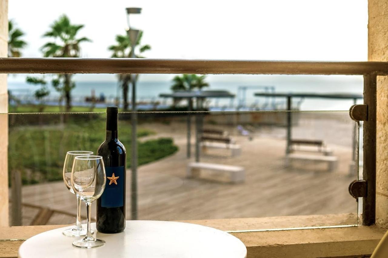 Acco Beach Hotel Acra Exterior foto